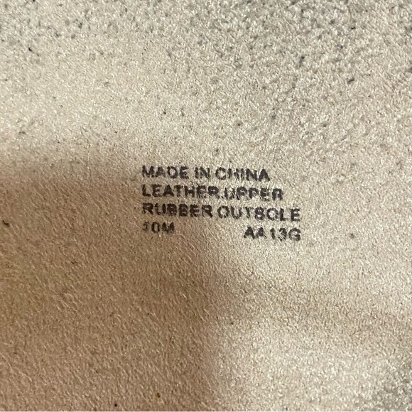 Michael Kors Fulton Two Tone Leather Riding Boots Size 10 - Picture 3 of 7